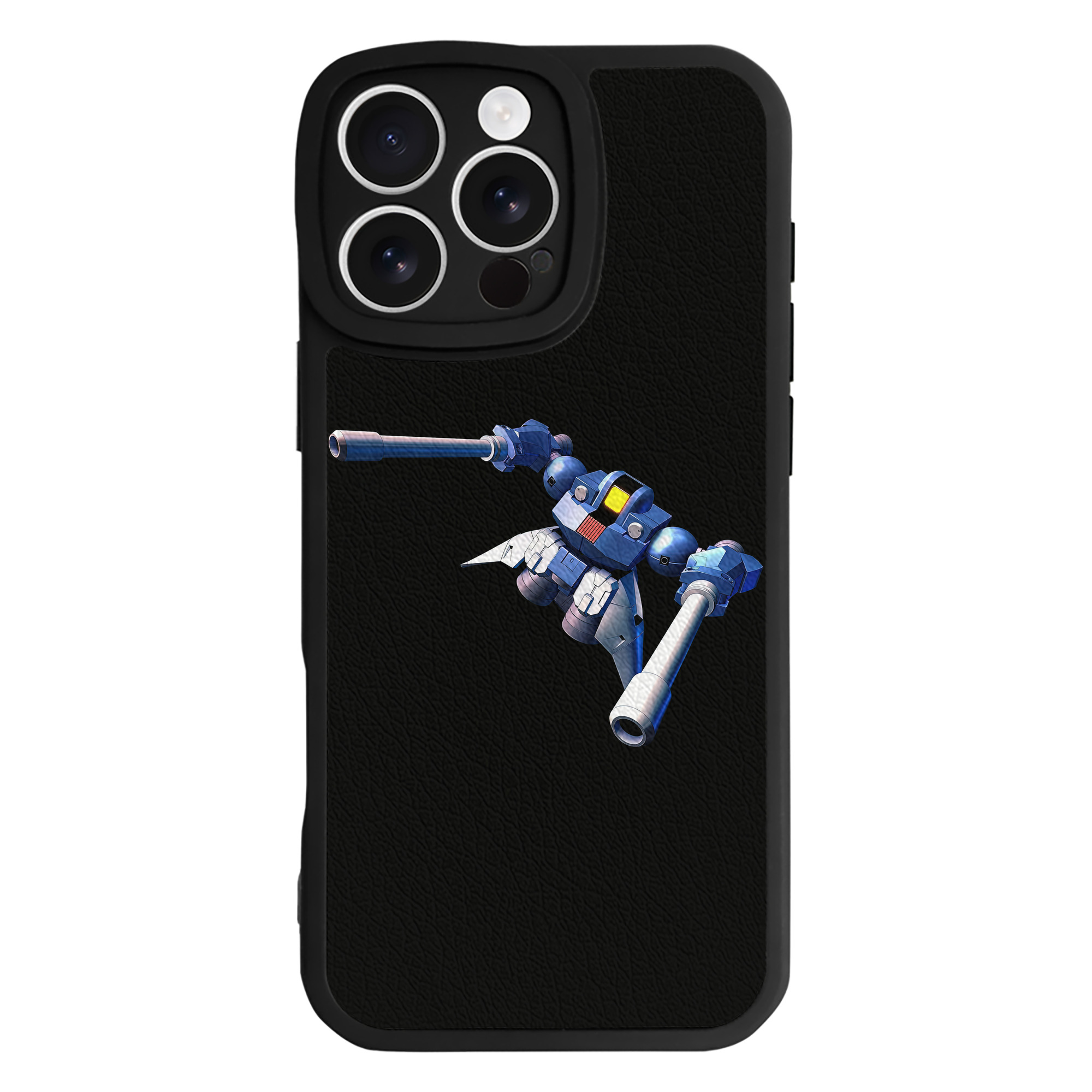 （画像用） 機動戦士ガンダム Mobile Suit Gundam 【iPhone 16シリーズ対応】シリコンスマホケース（レザー調） 材質：シリコン